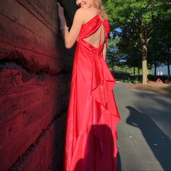 Pink Masquerade Prom Dress - Picture 2 of 2